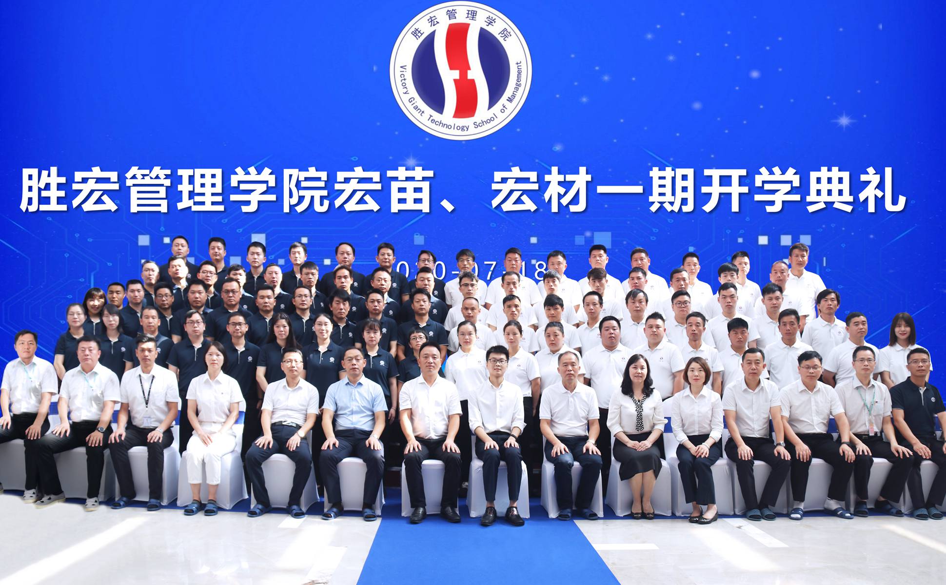 宏心不移 强基育苗  宏图远志 百炼成材 ——尊龙时凯管理学院宏苗、宏材一期开学典礼顺利举行
